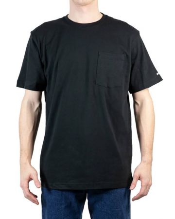 Berne Men 6 oz 100% Cotton Heavyweight With Pocket Short Sleeve T-Shirt